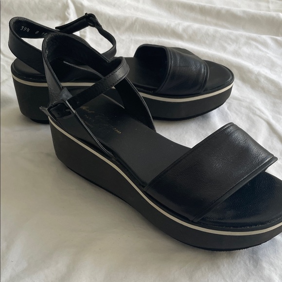 Robert Clergerie Black Platform Sandals - Picture 4 of 10
